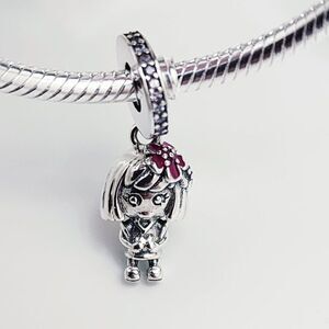 Pandora Flower Girl Sterling Silver Charm